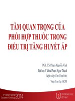 Tầm quan trọng của phối hợp thuốc trong điều trị tăng huyết áp