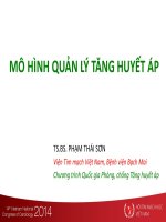 MÔ HÌNH QUẢN lý TĂNG HUYẾT áp