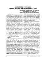 NGHIÊN cứu mức độ ứ sắt TRONG GAN TRONG BỆNH THALASSEMIA TRÊN CHỤP CỘNG HƯỞNG từ 1 5 TESTLA