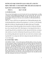 Hướng dẫn học sinh dùng quan hệ giữa chuyển động tròn đều và dao động điều hòa