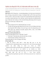 Nghiên cứu nồng độ LP