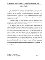 Thiết kế hệ thống xử lí nước thải khu chăn nuôi tập trung với công suất QTB ngày đêm = 4400m3
