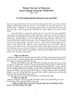 giải pháp phòng chống bạo lực gia đình 