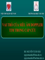 Vai trò của siêu âm doppler tim trong cấp cứu