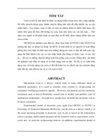 Nghiên cứu thiết kế, chế tạo mô hình thí nghiệm cam điện tử