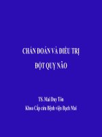 Chẩn đoán và điều trị đột quỵ não