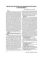 NHẬN THỨC, THÁI độ, THỰC HÀNH của học SINH 4 TRƯỜNG TRUNG học cơ sở về cúm a h1n1 tại TỈNH THÁI BÌNH năm 2010