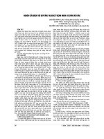 NGHÊN cứu điện THẾ đáp ỨNG THỊ GIÁC ở BỆNH NHÂN xơ CỨNG rải rác