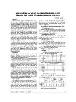 NHẬN xét kết QUẢ BAN đầu điều TRỊ CHẤN THƯƠNG cột SỐNG cổ THẤP BẰNG PHẪU THUẬT tại BỆNH VIỆN đa KHOA TỈNH PHÚ THỌ (2010   2012)