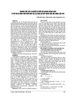 NGHIÊN cứu các VI KHUẨN và mức độ KHÁNG KHÁNG SINH ở TRẺ EM bị VIÊM PHỔI nằm điều TRỊ tại KHOA hô hấp BỆNH VIỆN NHI ĐỒNG cần THƠ