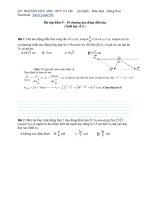 bài tập điểm 9-10 chương dao động cơ hoc vật lý 12 (buổi hoc số 2)