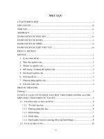 Tổ chức dạy học theo định hướng ACTION LEARNING (AL) cho môn thực hành điện tử tại trường đại học công nghệ sài gòn