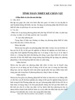 TÍNH TOÁN THIẾT KẾ CHÂN VỊT