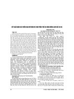 KẾT QUẢ ĐÁNH GIÁ TRIỂN KHAI mô HÌNH vệ SINH TỔNG THỂ DO CỘNG ĐỒNG làm CHỦ (CLTS)