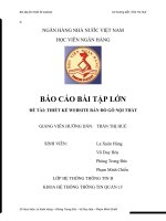 THIẾT kế WEBSITE bán đồ gỗ nội THẤT