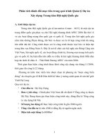 Phân tích đánh đổi mục tiêu trong quá trình quản lý dự án xây dựng trung tâm hội nghị quốc gia 