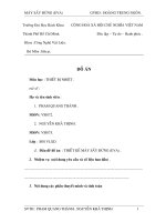 Thiết kế lò sấy đứng (EVA) năng suất 2 triệu tấnnăm (kèm bản vẽ)