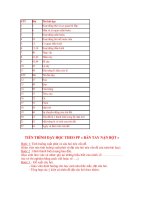 giáo án bàn tay nặn bột