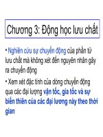 GIÁO TRÌNH CƠ HỌC CHẤT LỎNG CHƯƠNG 3
