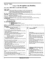 Giáo án sinh học lớp 9 chuẩn 2015 