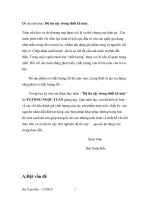 Đồ án môn học: Độ tin cậy trong thiết kế máy