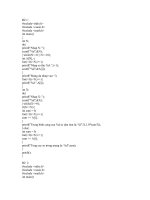 bài tập và đáp án matlab