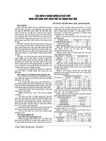 ĐẶC điểm VI KHUẨN ĐƯỜNG hô hấp dưới NGOÀI đợt BÙNG PHÁT BỆNH PHỔI tắc NGHẼN mạn TÍNH