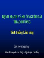 BỆNH MẠCH VÀNH ở NGƯỜI đái THÁO ĐƯỜNG