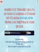 NGHIÊN cứu TÍNH HIỆU QUẢ và  an toàn của khoan cắt mỏng xư vữa bằng RTABLATOR trong can thiệp mạch vành qua da