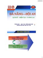 Đà Nẵng  Hội An : Lịch sử  Hiện tại  Tương lai