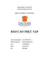 Báo cáo thực tập tại ngân hàng nông nghiệp và phát triển nông thôn huyện lộc bình tỉnh lạng sơn