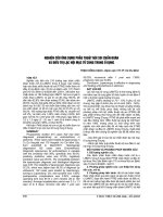 NGHIÊN cứu ỨNG DỤNG PHẪU THUẬT nội SOI CHẨN đoán và điều TRỊ lạc nội mạc tử CUNG TRONG ổ BỤNG