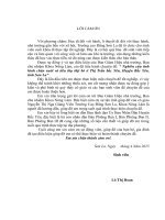 Nghiên cứu tình hình chăn nuôi và tiêu thụ bò thịt ở thị trấn bắc yên – huyện bắc yên – tỉnh sơn la 