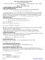 KIẾN THỨC SINH học PHỔ THÔNG