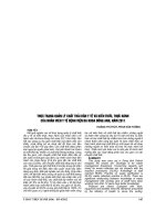 THỰC TRẠNG QUẢN lý CHẤT THẢI rắn y tế và KIẾN THỨC, THỰC HÀNH của NHÂN VIÊN y tế BỆNH VIỆN đa KHOA ĐÔNG ANH, năm 2011