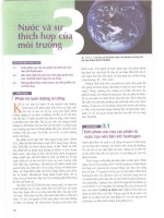 chương 3 nước và sự thích hợp của môi trường