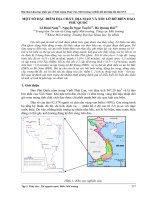 một số đặc điểm địa CHẤT, địa mạo và xói lở bờ BIỂN đảo PHÚ QUỐC