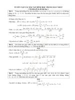 Tuyển tập các bài toán hình học phẳng Oxy hay nhất ôn thi THPT quốc gia có đáp án chi tiết