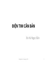 Bài giảng điện tim căn bản   BS  hà ngọc bản