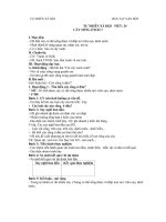 giáo án bàn tay nặn bột  môn Tự nhiên xã hội