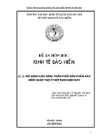Đề tài   mở rộng kênh phân phối sản phẩm bảo hiểm nhân thọ ở việt nam hiện nay