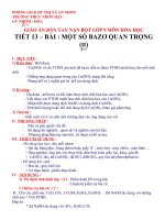 GIÁO án bàn TAY nặn bột lớp 9 môn hóa học (TRỌN bộ)