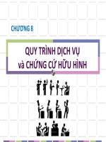 QUY TRÌNH DỊCH vụ và CHỨNG cứ hữu HÌNH