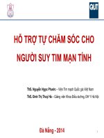 HỖ TRỢ tự CHĂM sóc CHO NGƯỜI SUY TIM mạn TÍNH