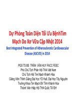 Dự phòng toàn diện tối uuw BỆNH TIM mạch do xơ vữa cập nhật 2014