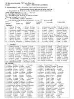 Chuyên đề ôn thi TN THPT môn tiếng an h 