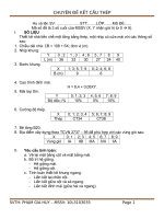 Chuyên đề kết cấu thép