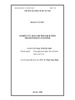 Nghiên cứu bào chế hỗn dịch tiêm triamcinolon acetinid