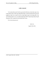 Nâng cao chất lượng thẩm định rủi ro trong cho vay dự án đầu tư tại Ngân hàng Thương mại Cổ phần Công thương Việt Nam – chi nhánh Sông Công