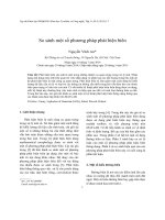 So sánh một số phương pháp phát hiện biên 